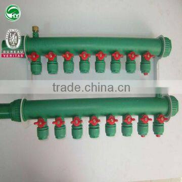 PPR water segregator/Plastic water distributor/More efficient than brass manifold