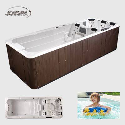 Dual Drive Infinity Swimming Pool Tub Large Home Use Acrylic Massage Whirlpool Spa Hot Tub For Sale photo-5