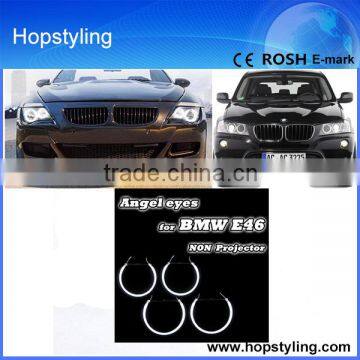auto LED Lamp For BMW E46 A+B Angel eyes White red blue green yellow car Accessory CCFL Angel eyes