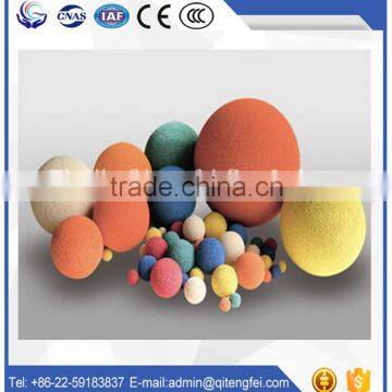 Innovative sponge rubber concrete pipe bounce cleaning ball