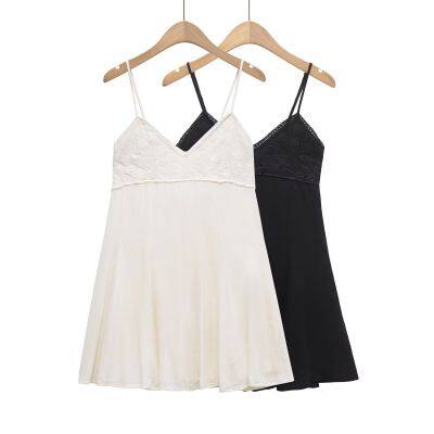 2025 summer new European and American French sweet and sexy suspender backless dress