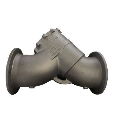 Industrial-Grade Cast Iron Strainer With SS304 Screen for Pipeline Filtration Systems