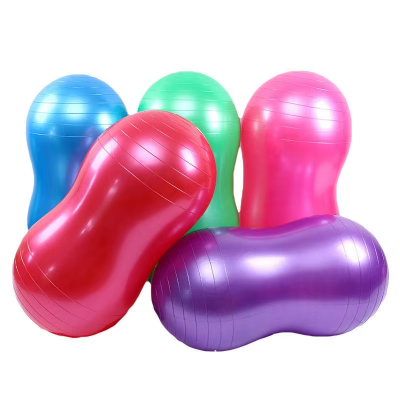 Kids Anti-Burst PVC Exercise Gym Ball Special Needs Peanut Yoga Design photo-2