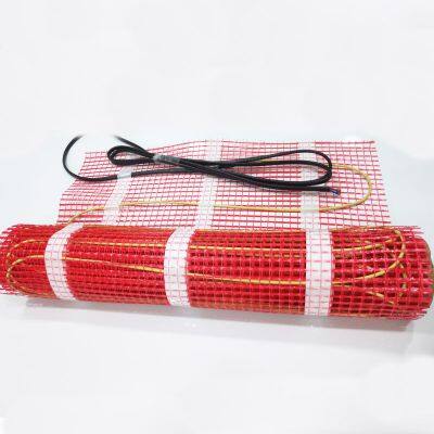 Easy-Install Double-Core Home Goods Electrical Indoor Heat Bath Mats Efficiency Underfloor Heating Mat