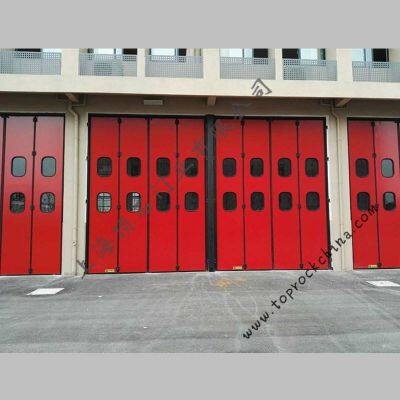 Fire Garage Doors, Folding Doors Specially Designed for Fire Brigades, Electric Folding Doors, Dingshi Door Industry, a Leading Brand in China photo-2