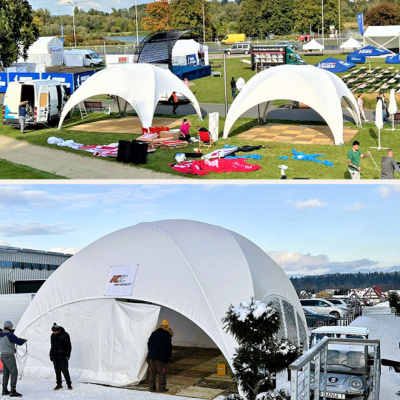 4-Season Waterproof Camping Tent With 3000mm PU Coating & Aluminum Poles