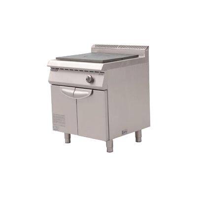 Stainless Steel Gas French Plate Cooker 700x700mm With 2000Pa NG Pressure