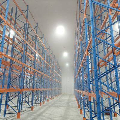 Industrial Cold Room Shelving System - Optimized for Meat & Seafood Storage Efficiency