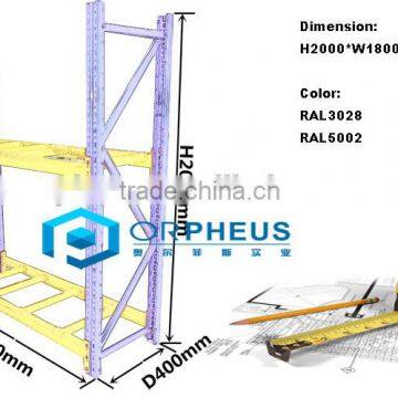 Building Factory Raw Material Warehouse Storage Rack Metal Store Shelves/shelf Heavy Duty Entrepot Pallet Rack photo-2