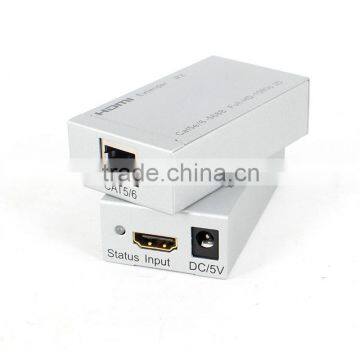 High Resolution With 1080P 3D Supported 60M by Single Network Cable HDMI Extender photo-3
