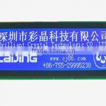 240x64 graphical lcd display module with led backlight,stn blue white