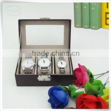 Classic Men Business pu leather watch packaging box