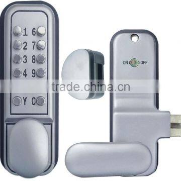 OSPON LOCKSMITH MECHANICAL KEYLESS DIGITAL GLASS DOOR LOCK STAIN NICKEL OS612R Right handle                        
                                                Quality Choice