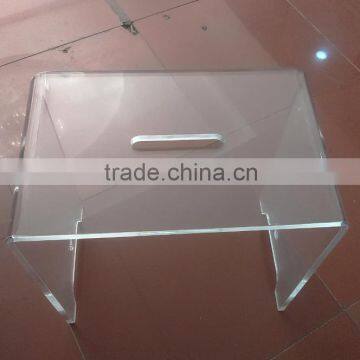 transparent acrylic bathroom shower seat