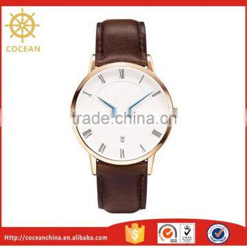 Popular Leather Wrist Quartz Ladies Watches Batch Brand