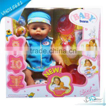 New Design Multi Functional Kids Educational Toys Boy Drinking Dolls