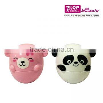 Lovely animal round shape kids lipgloss