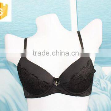 Classical/simple black match garment accessories bra for ladies