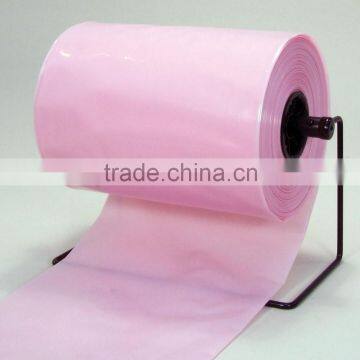 Pink costom tubing film roll pe poly film roll