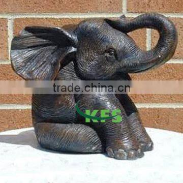 Bronze modern decor elephant sculpture