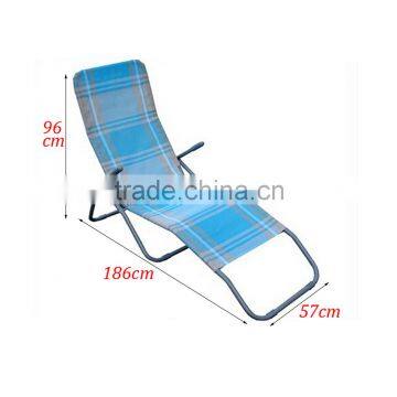 Outdoor Lounger Chair Backrest With Armrest Garden Portable Beach Pool Aluminium Sun Lazy Lounger photo-6
