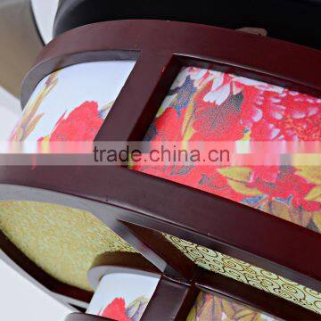 42'' Flower ABS 4 Blades Ceiling Fans For Kids Rooms With LED Light