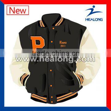 Professional Varsity Jacket With Leather Sleeves Quality Choice