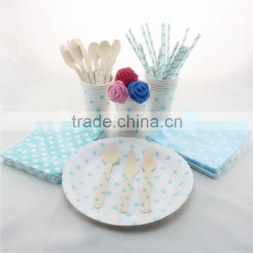 Wedding Kid's Birthday Party Supplies Disposable Party Tableware