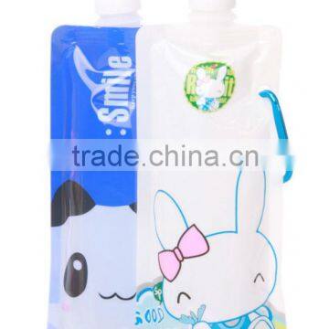 2013 on sale cartoon foldable water bottle 16oz