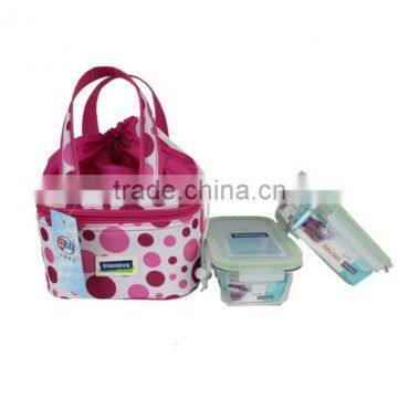 2015 New Style Fitness Meal Bag Insulated Bag Colorful Pattern photo-2
