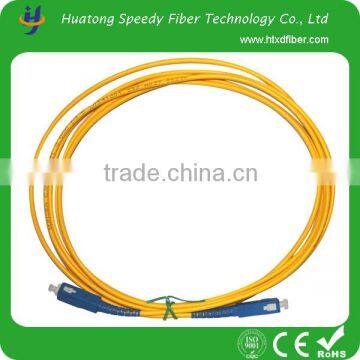 9 125 fiber cable SC PC SC PC SM fiber optic patch cord for communication