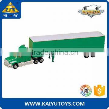 Diecast Model Car Metal Car Scale Truck Model Container Car photo-2
