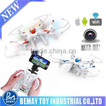 New Product 2.4G 6-Axis RC FPV Quadcopter With Camera Real Time Transmission With Smart Phone IOS & Androidran