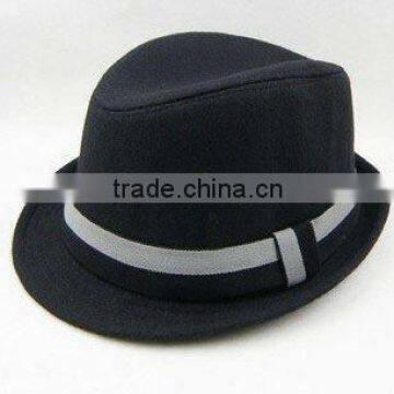 new fedora hat/trilby hat with belt