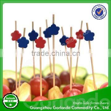 Promotion Party Decoration Star Wood Disposable Cocktail Picks