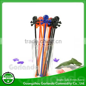 plastic halloween drinking colorful stirrer                        
                                                Quality Choice