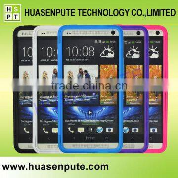 China Supplliers Flip TPU Touch Screen Case for HTC One M7 Smart Phone Case