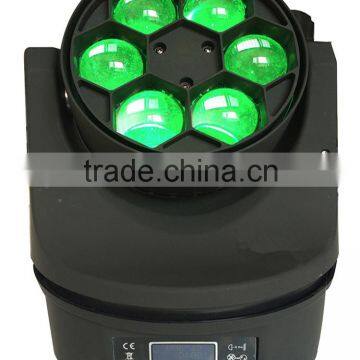 Osram 6pcs 15W RGBW 4 In1 Bee Eye Led Mini Professional Moving Head Light photo-2