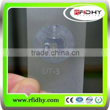 Transparent&Adhesive 3*8 Layout 13.56mhz Fudan F08 Rfid Inlay/rfid Wet Inlay photo-3