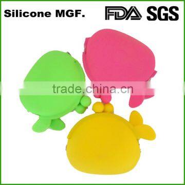 Shinerin Europe Design Kids Purse Silicone Men's Wallet Bag photo-3