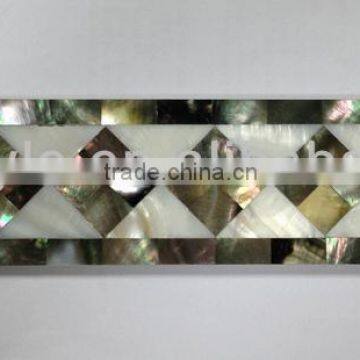 Black lip shell mother of pearl Border 60x300mm(BN105)