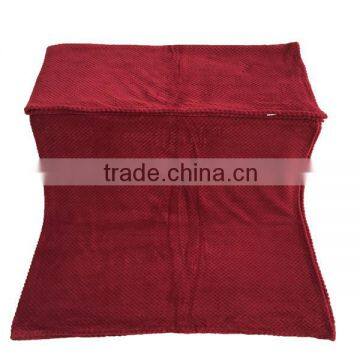 2016 hot sale super soft one layer coral fleece blanket