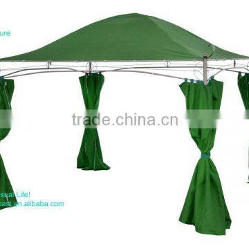 FG-124 3x3x2.6m wrought iron gazebo with sidewalls