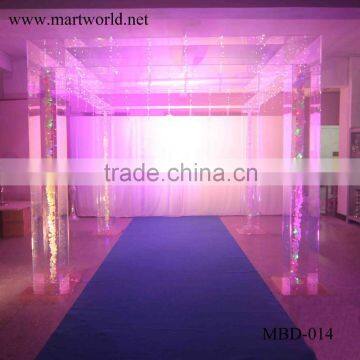 acrylic square wedding mandap wedding decoration wedding stage wedding backdrop wedding decoration (MBD-014)