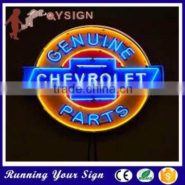 2015Hot sale large car parts advertising sign LED neon