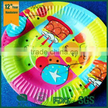 Quality Paper Plates,7" Disposable Party Paper Plates,christmas Paper Plate Set photo-5