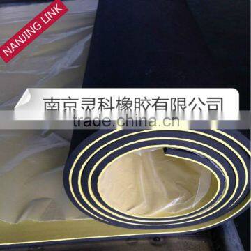 2MM 1/16" composite two layers rubber sheet yellow surface black bottom