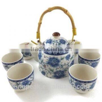 2015 Best Selling Chinese Tea Set/Chinese blue and white porcelain tea set.good for Christmas gifts