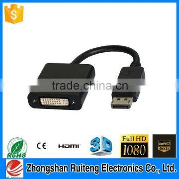 Professional ultraav mini displayport to vga passive adapter cable with high quality