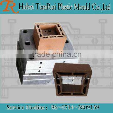 wpc garden square wood extrusion mould, gallery pillar extrusion mould